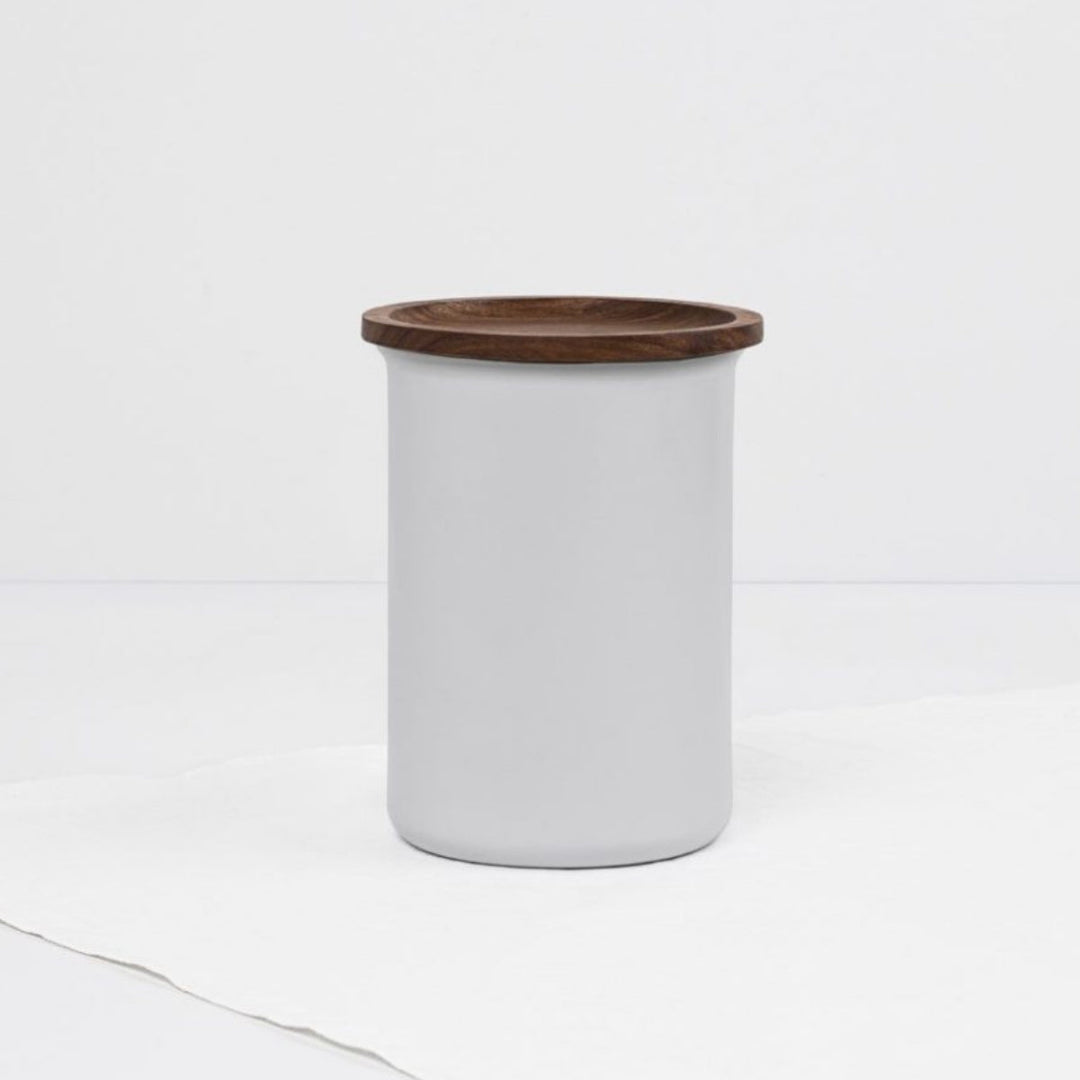 Tiipoi Ayasa Colour Storage Jar With wooden Lid