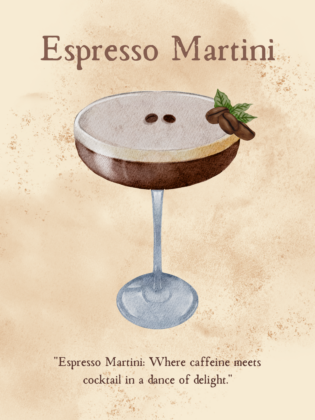 espresso martini poster 