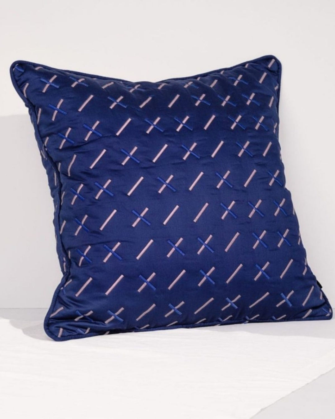 Tiipoi Quilted Navy Cushion