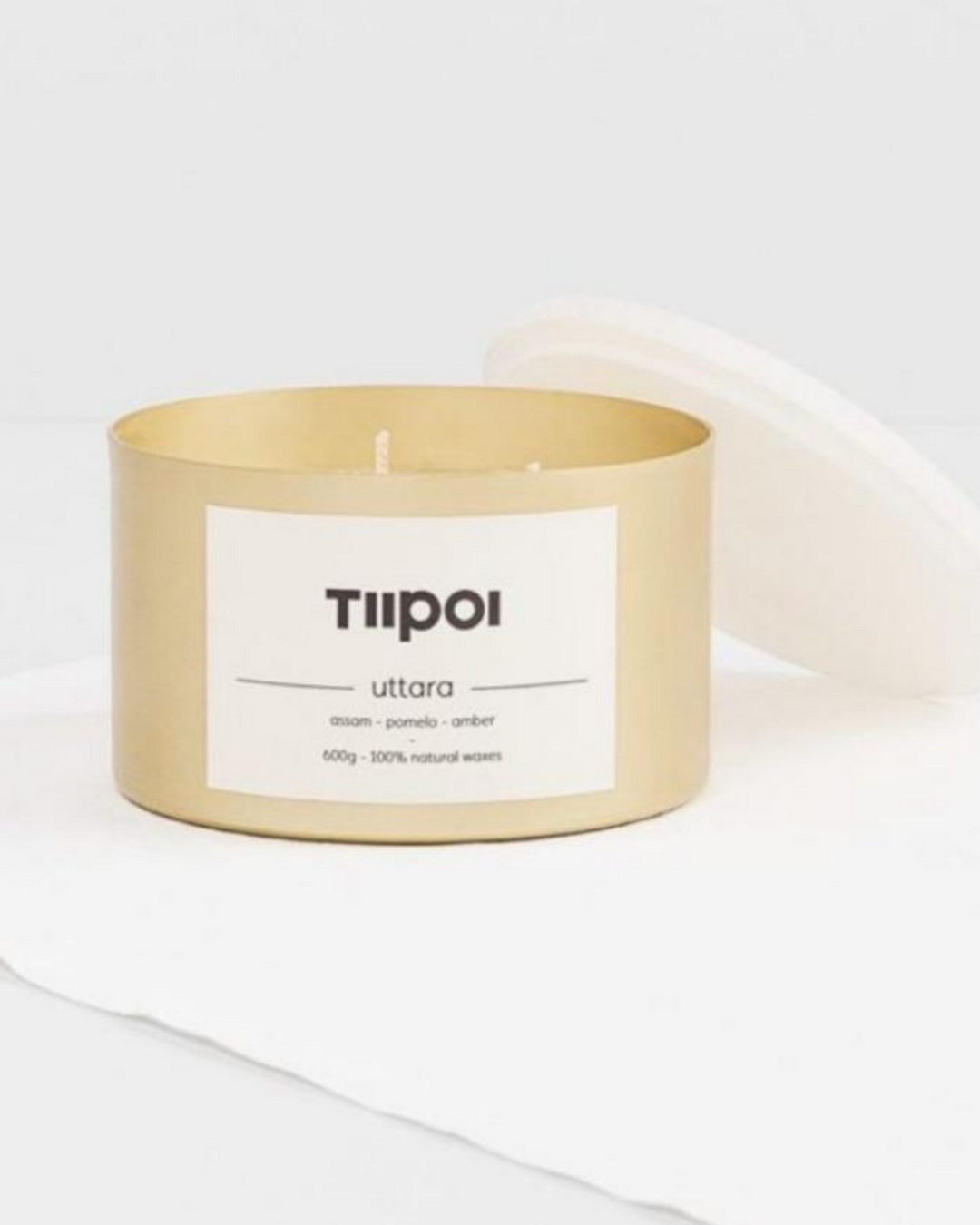 Tiipoi Scented Soy Candle - 100% Natural Vegan