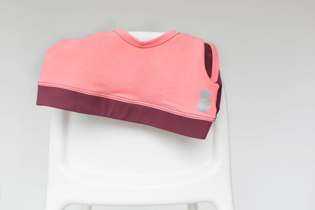 Pink Backless Sports Top