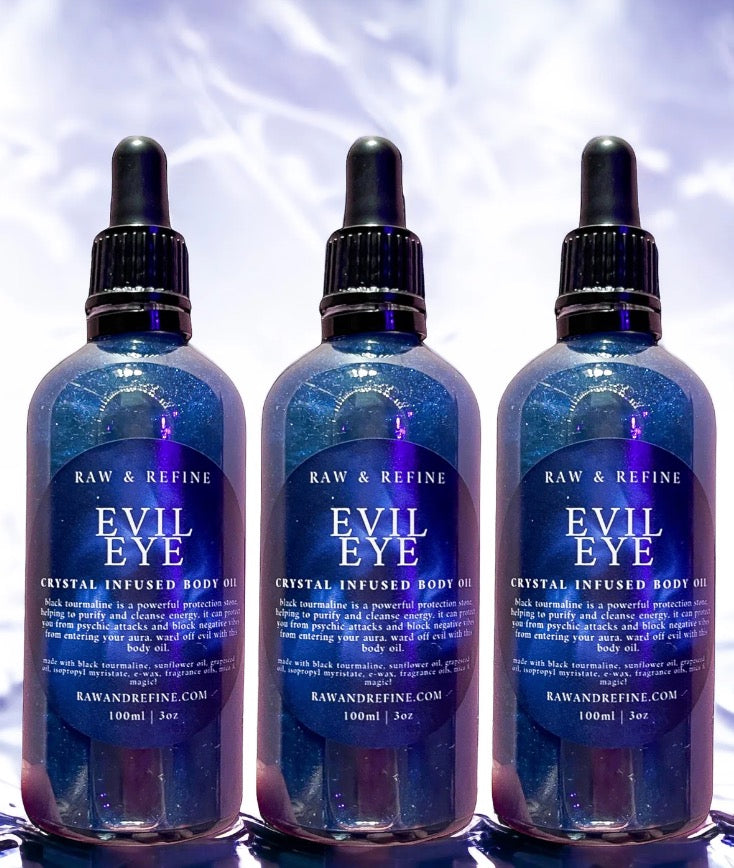 Evil Eye Crystal Infused Body Oil