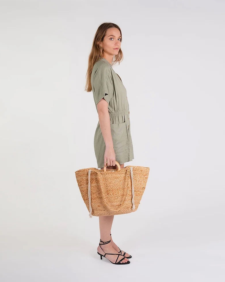 Large Jute Shopper Bag