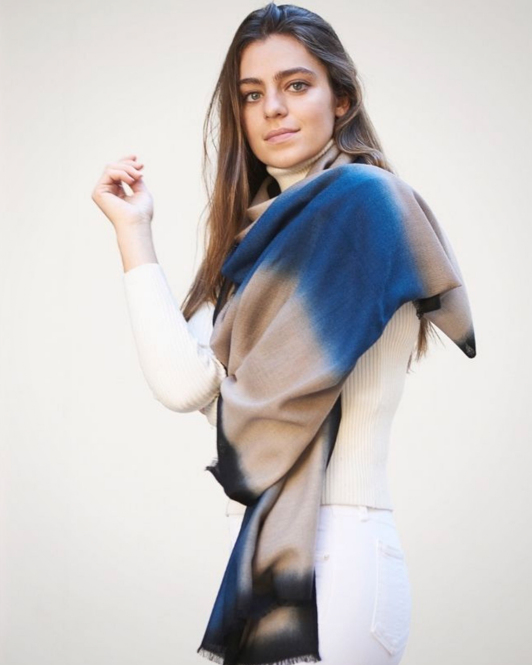 Prussian Cashmere Scarf