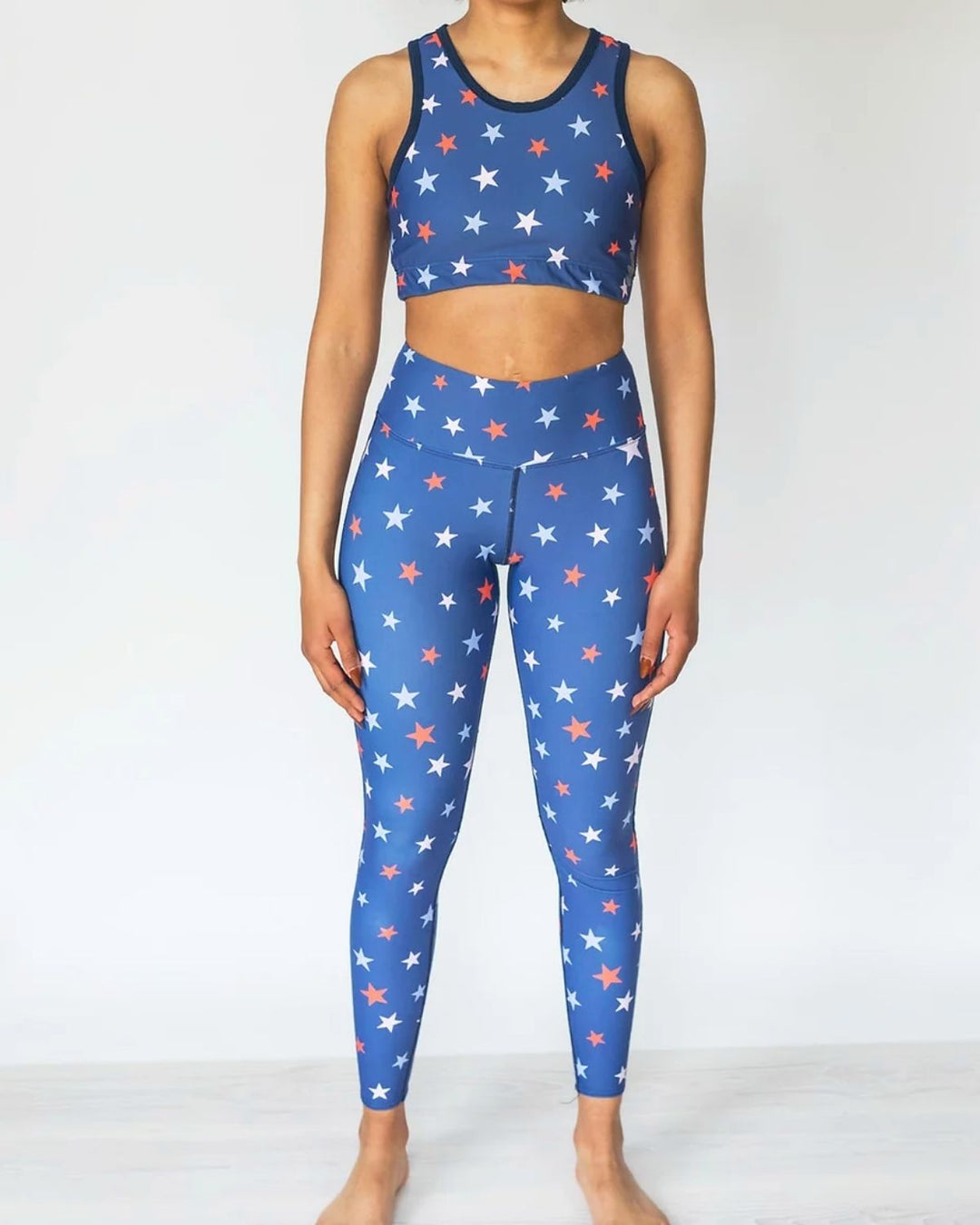 Star High waisted Leggings with pockets