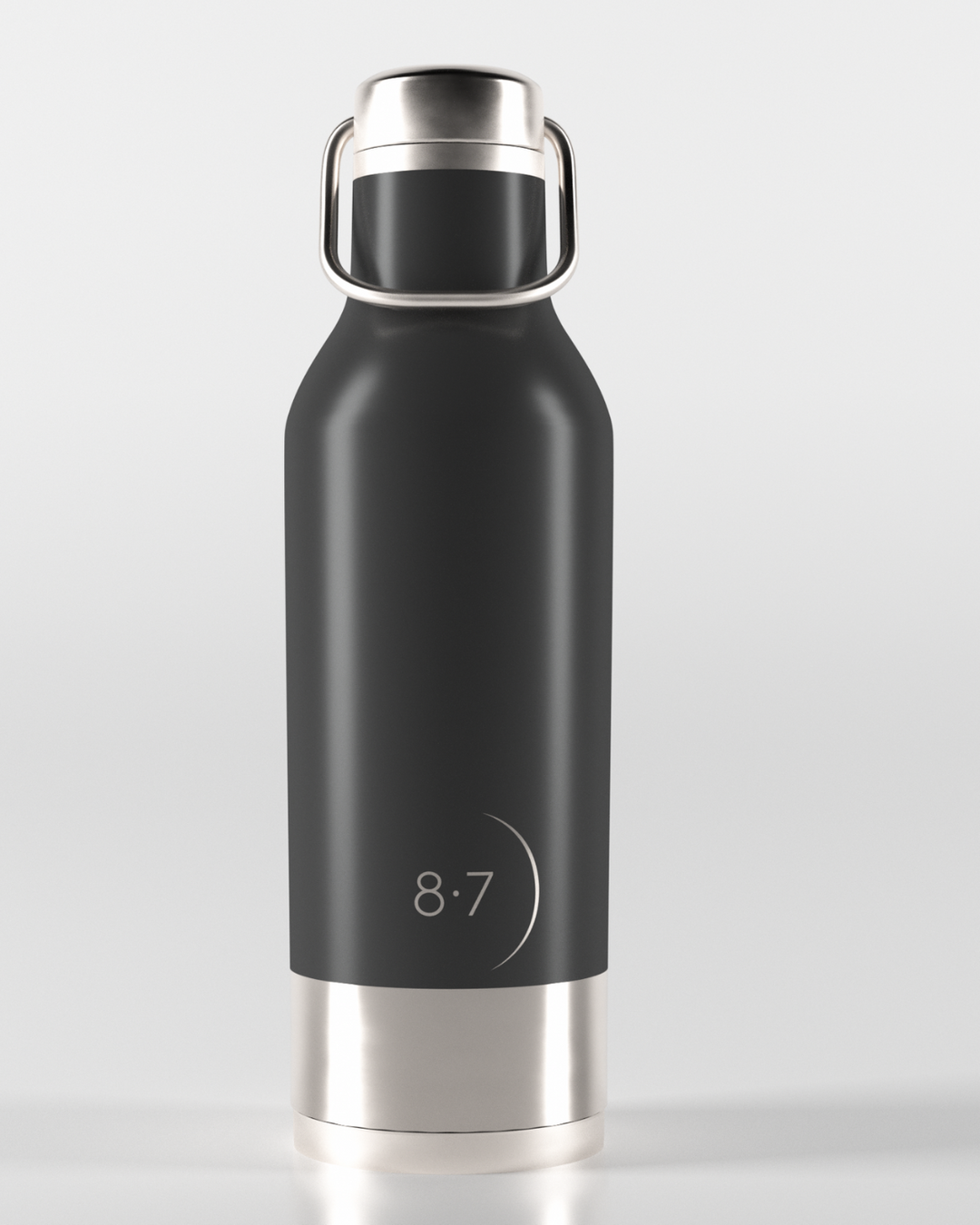 Black Stainless Steel Insulated Bottle