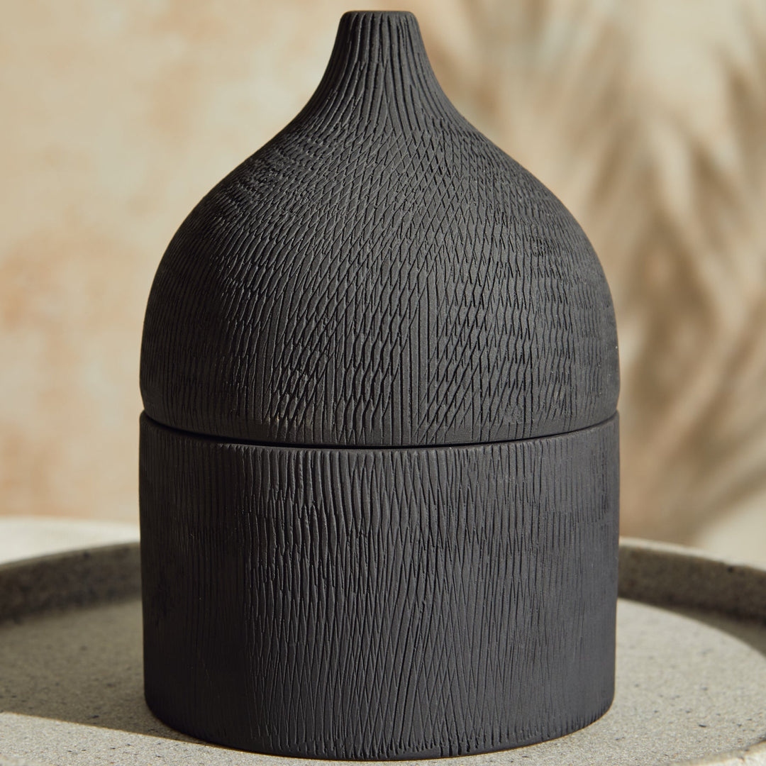 Marrakesh Graphite Candle - Charcoal & Matcha