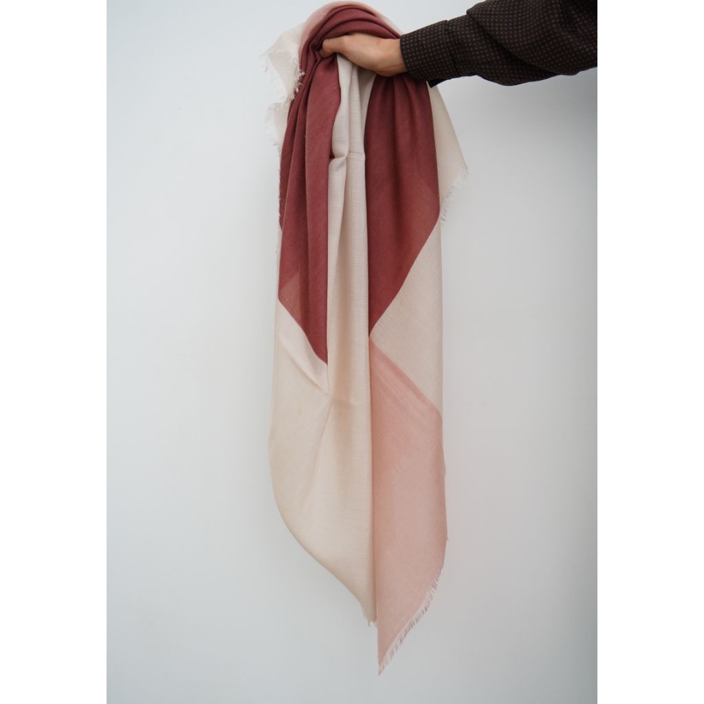 Silk & Cashmere Pink Scarf