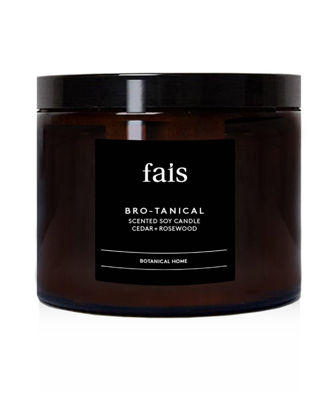 Bro-tanical Scented Soy Candle Cedar + Rosewood